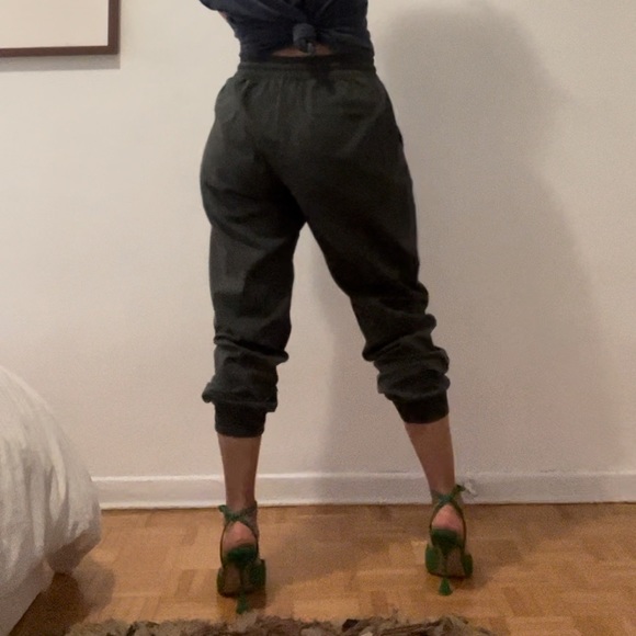 Military Green Cargo Pants - Picture 5 of 8